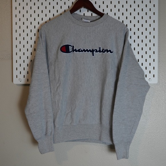 Champion Other - Champion Reverse Weave Sweatshirt Gray Crew‎ Neck Pullover Small Menswear